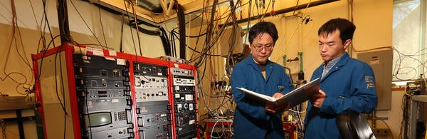 Dr Lee with Student